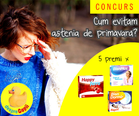 Cum evitam astenia de primavara? Sfaturile tale conteaza: CONCURS