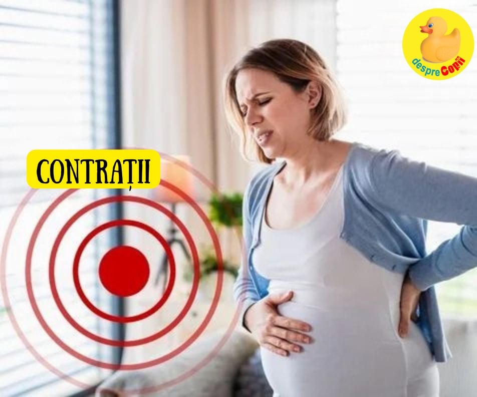 Contractiile care anunta inceperea nasterii -  cum se monitorizeaza si regula 5-1-1