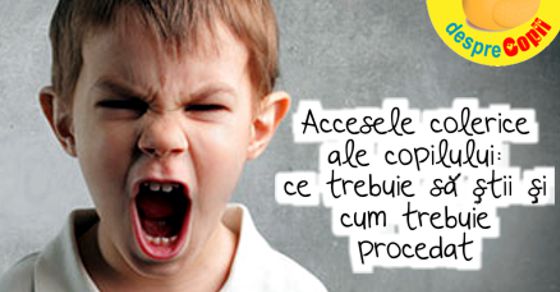 Accesele colerice ale copilului: ce trebuie sa stii si cum trebuie procedat