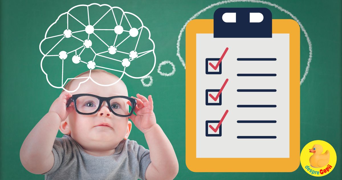 Dezvoltarea motorie si cognitiva a copilului supradotat si precoce - tabel pe varsta 0-3 ani