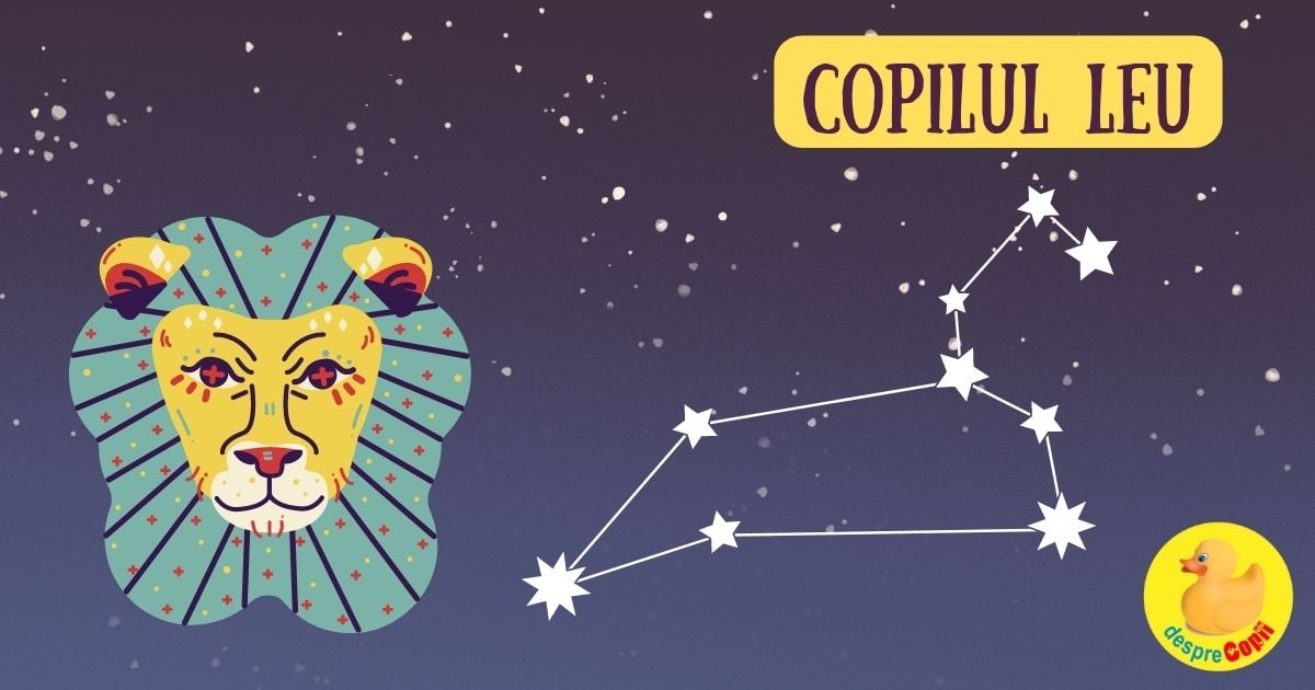 Copilul Leu -  un copil generos, orgolios și fermecător - horoscopul copiilor