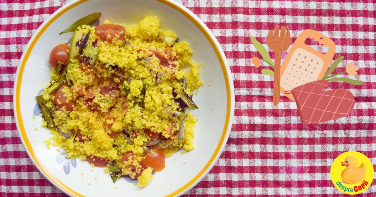 Salata de couscous cu omleta: o explozie de culoare și prospețime