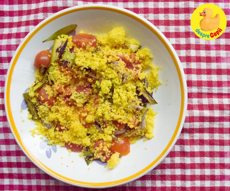 Salata de couscous cu omleta: o explozie de culoare și prospețime