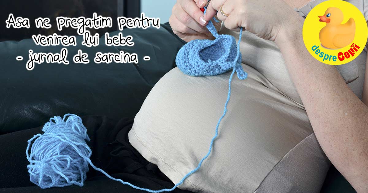 Lucruri handmade pentru venirea bebelusului - jurnal de sarcina