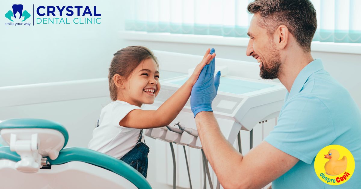 Sanatate orala de Top pentru copii -  experienta Crystal Dental Clinic