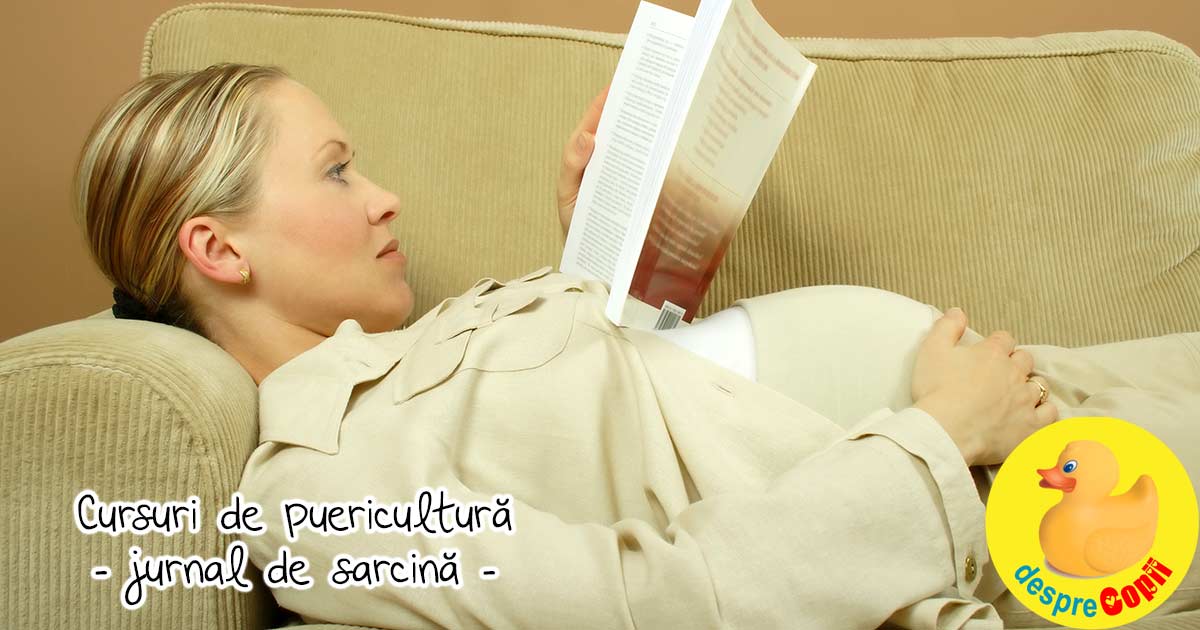 Cursurile de puericultura si ajutorul cu informatii la prima sarcina - jurnal de sarcina