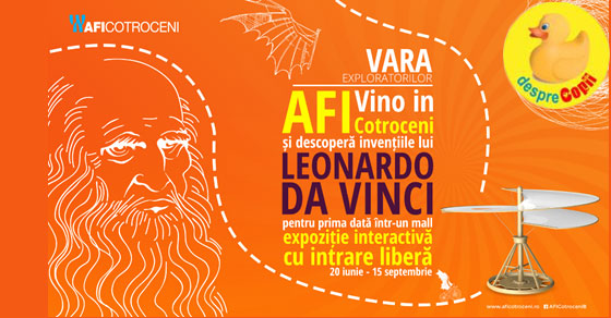 Copiii invata in mod interactiv despre Leonardo da Vinci