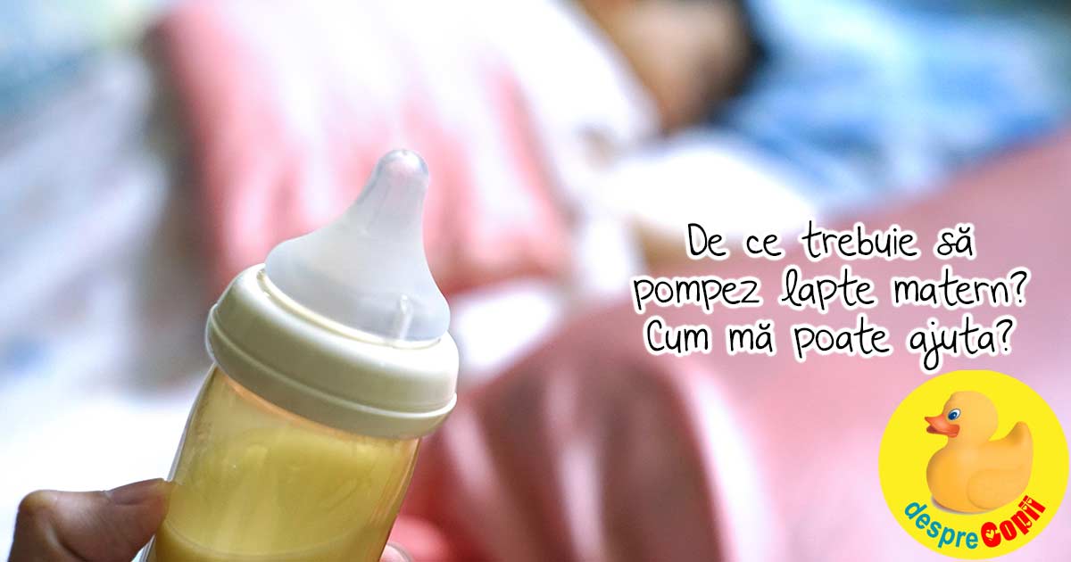 3 motive esentiale pentru pomparea laptelui matern