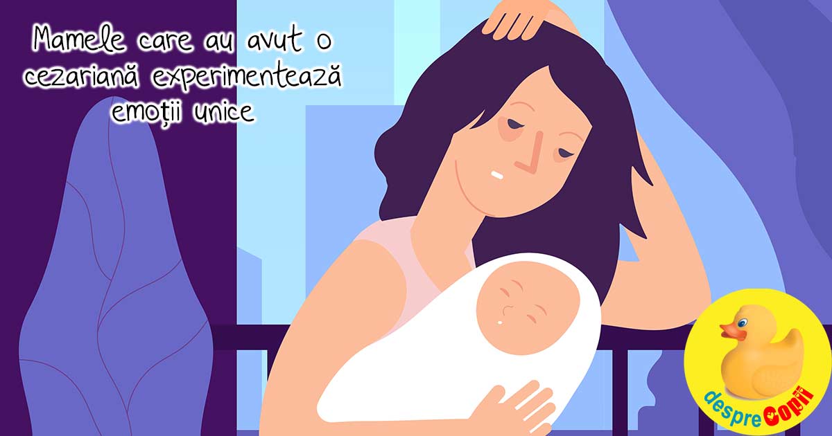 Greselile mamicilor dupa cezariana: sa nu stii ce e depresia postpartum este periculos