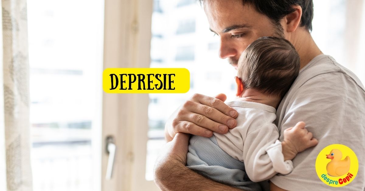 Si taticii pot avea depresie dupa nasterea bebelusului lor - de la sentimentul de coplesire pana la stresul de a se adapta unui rol NOU