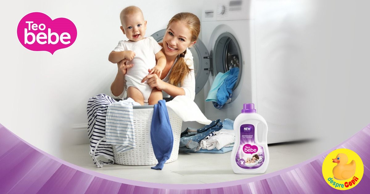 De ce e important sa folosesti detergent specializat pentru hainele bebelusului tau?