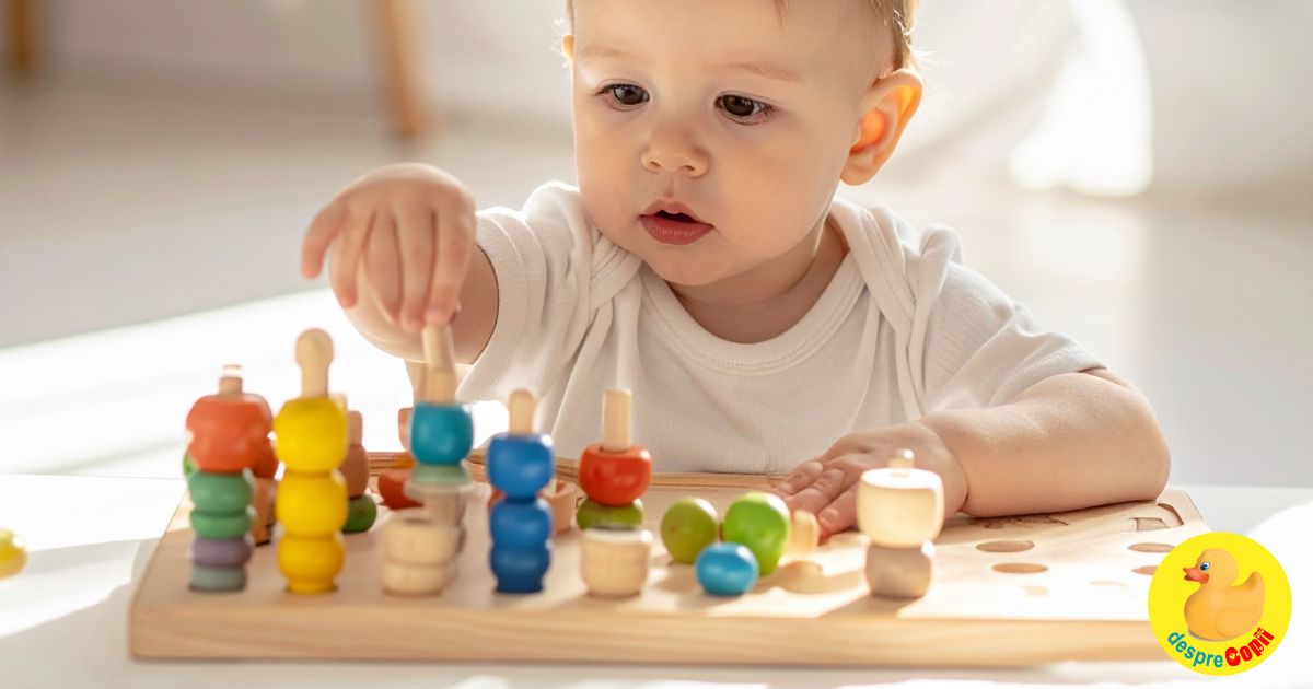 Dezvoltarea cognitivă a copilului de la 0 la 24 luni - selectie de jucarii recomandate pe categorii de varsta