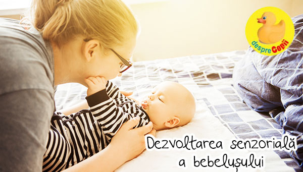 Dezvoltarea senzoriala a bebelusului - importanta celor 5 simturi