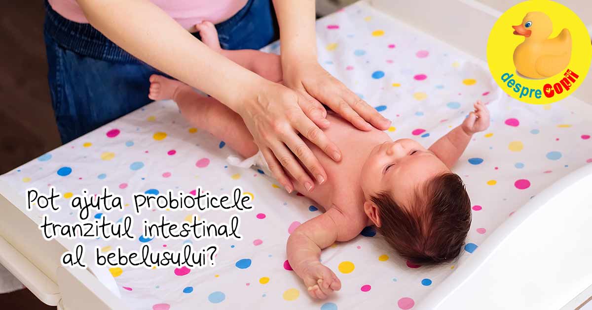 Diareea si constipatia la bebelusi - cum pot ajuta probioticele tranzitul intestinal