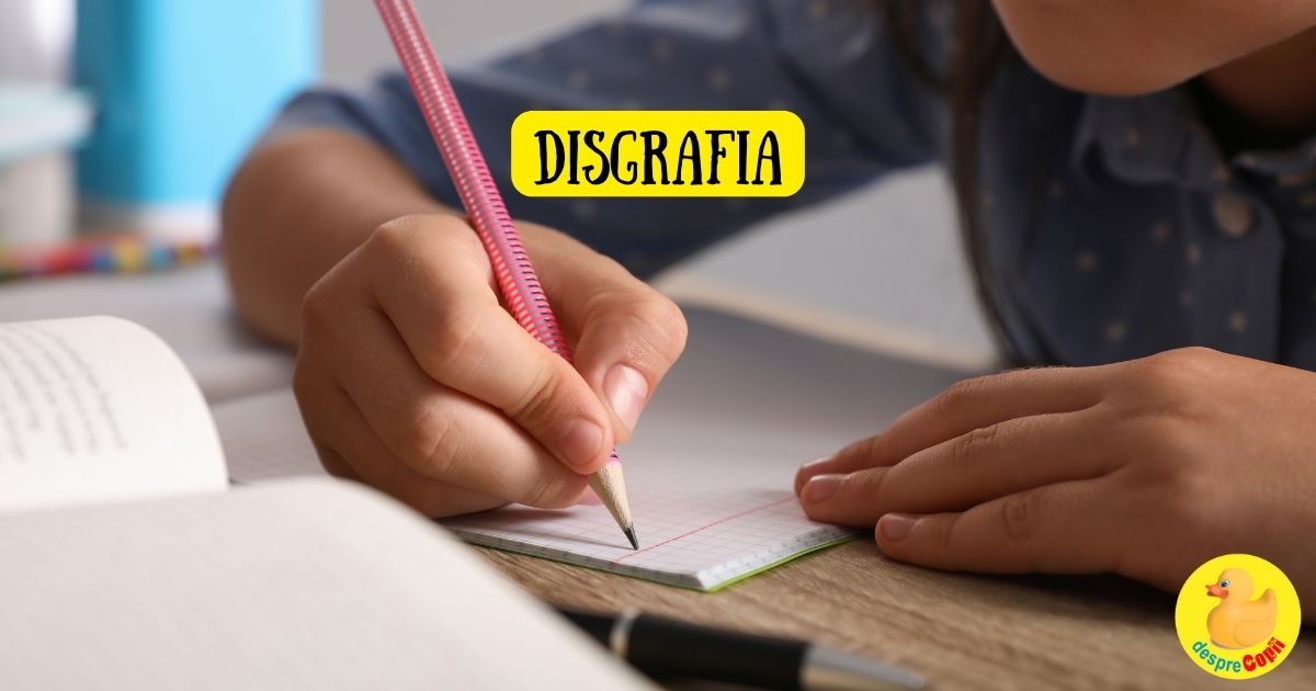 Disgrafia la copil - cum afecteaza notele la scoala si cum putem ajuta copilul