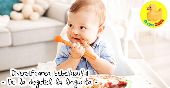 De la degetel la lingurita: cand bebelusul incepe sa isi manifeste independenta