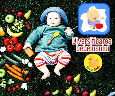 Diversificarea alimentatiei bebelusului: aplicatie utila fiecarei mamici de bebelus