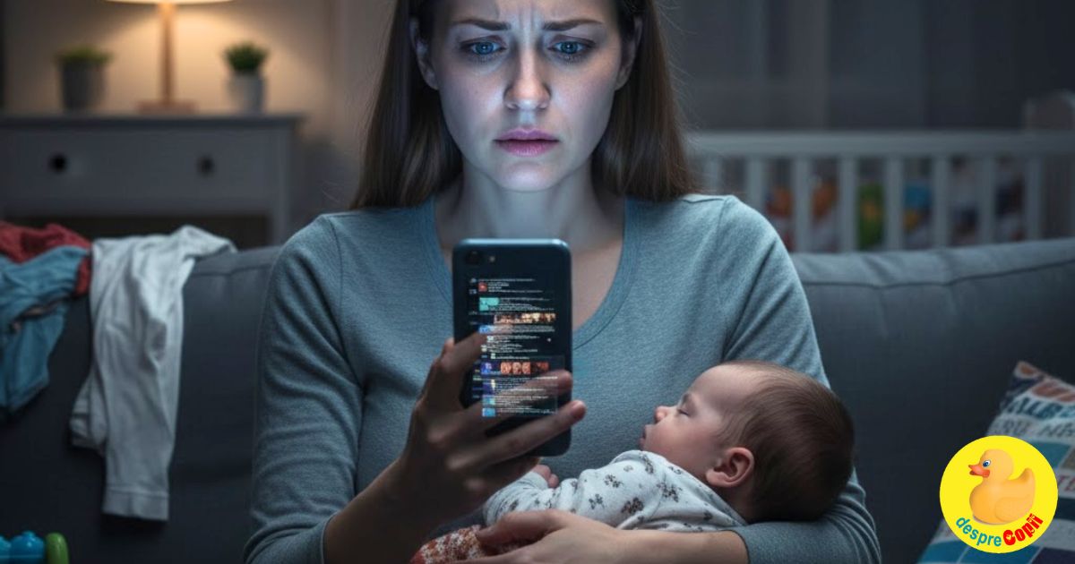 8 efecte are doomscrolling-ului asupra unei mamici de bebe si 5 recomandari care iti vor face viata mai usoara