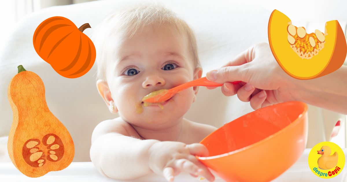 Dovleacul in alimentatia bebelusului: cand il putem oferi lui bebe, calitati nutritionale si o selectie de 16 retete ideale