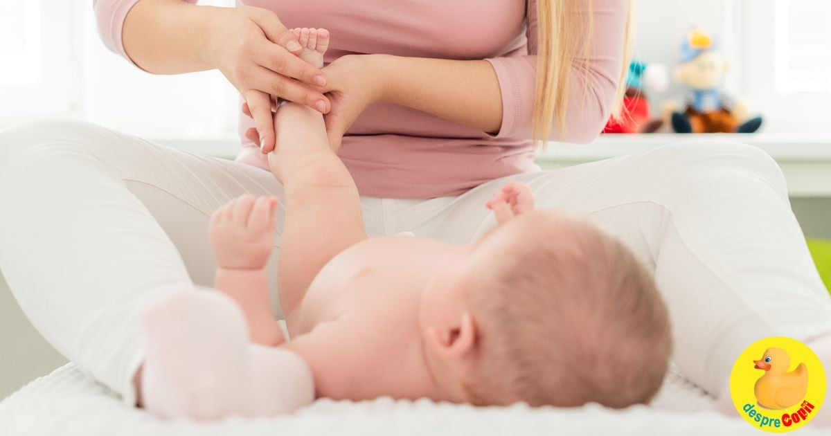 Masajul bebelusului: mai mult decat relaxare, o forma profunda de conectare! Sfatul medicului