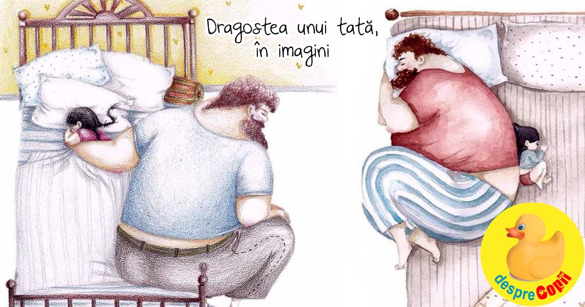 Dragostea unui tata, in imagini care vorbesc