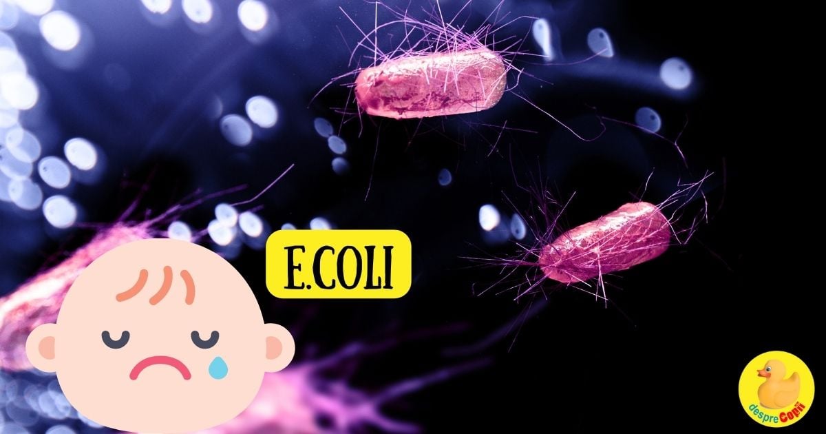 Bebelusii se pot infecta cu E.coli -  iata care sunt sursele de infectare si simptomele - sfatul medicului