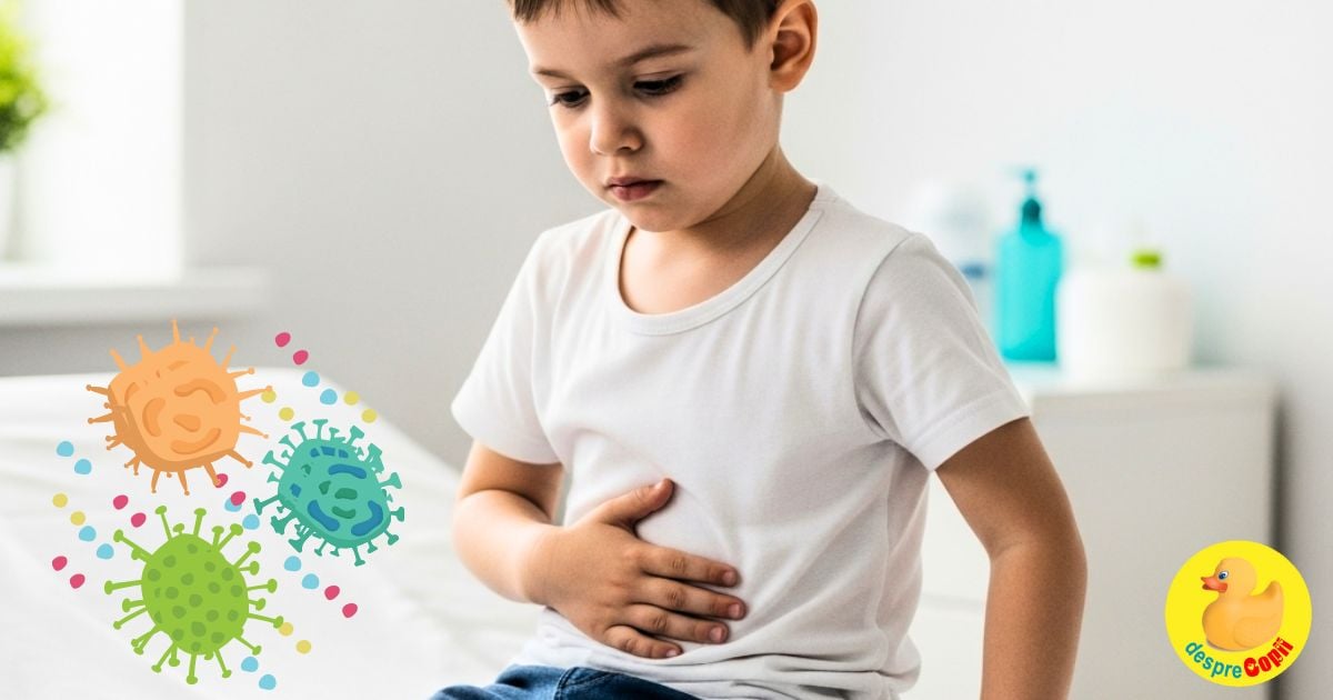 Gastroenterita bacteriana la copii – cauze, simptome si tratament