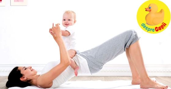 10 minute de exercitii pentru mamici ocupate