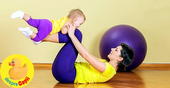 Exercitii fizice postnatale pentru mamici