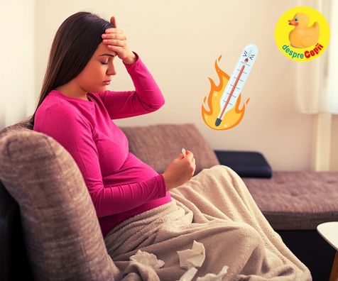 Febra in timpul sarcinii: simptome, efecte, cauze si tratament