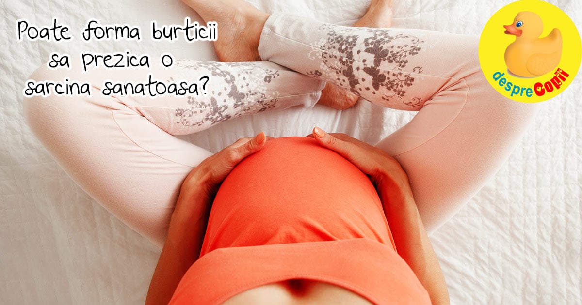 Burtica mare sau mica? Lata sau ingusta?  Poate dimensiunea sau forma burticii prezice o sarcina sanatoasa?