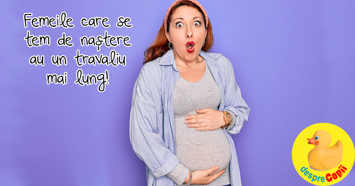 Frica de nastere prelungeste nasterea: femeile care se tem de nastere au un travaliu mai lung