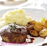 Friptura de vita cu salote si sos de vin