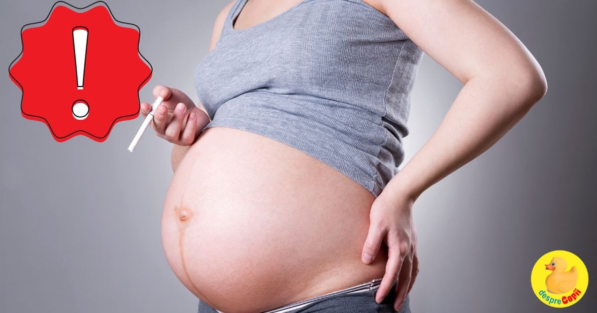 Bebelusii ale caror mame au fumat in timpul sarcinii au creier mai mic - efectele fumatului in sarcina