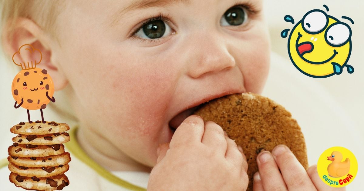 Biscuiti integrali cu fulgi de ovaz - reteta pentru bebelusi pofticiosi