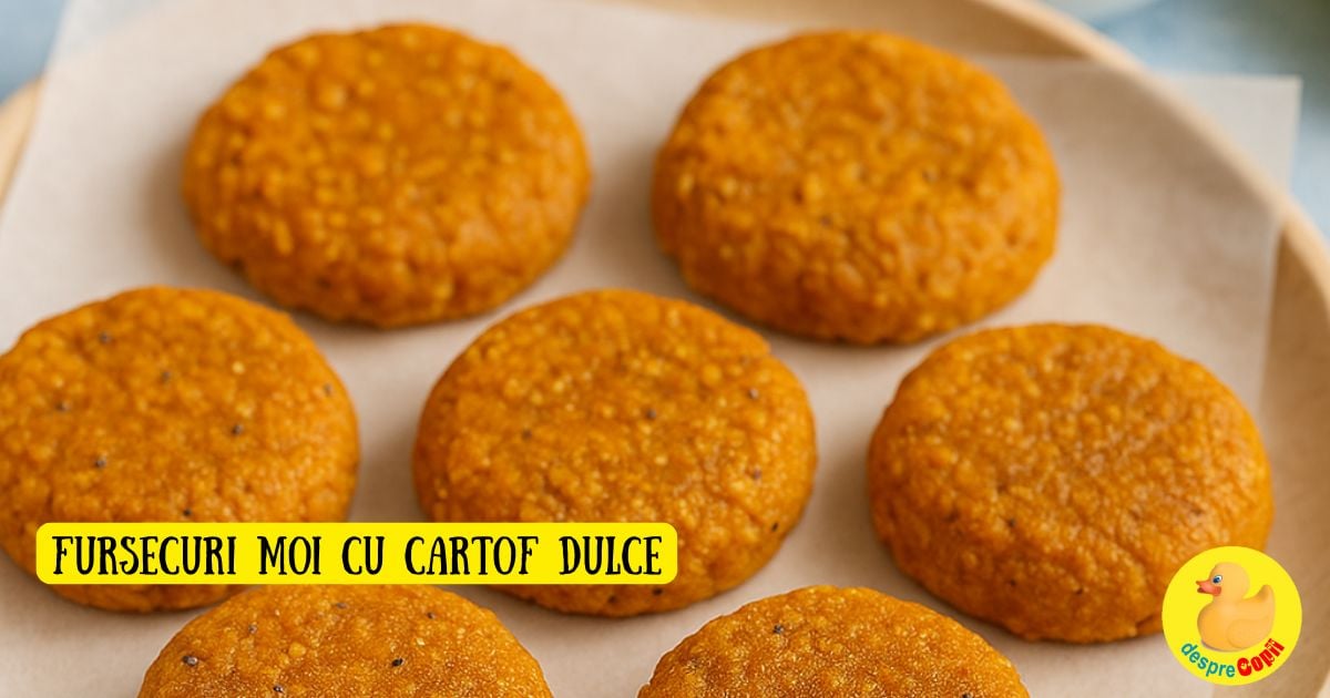 Fursecuri moi cu cartof dulce - reteta pentru cei mici si mari