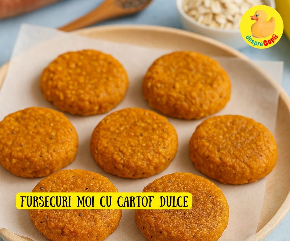 Fursecuri moi cu cartof dulce - reteta pentru cei mici si mari