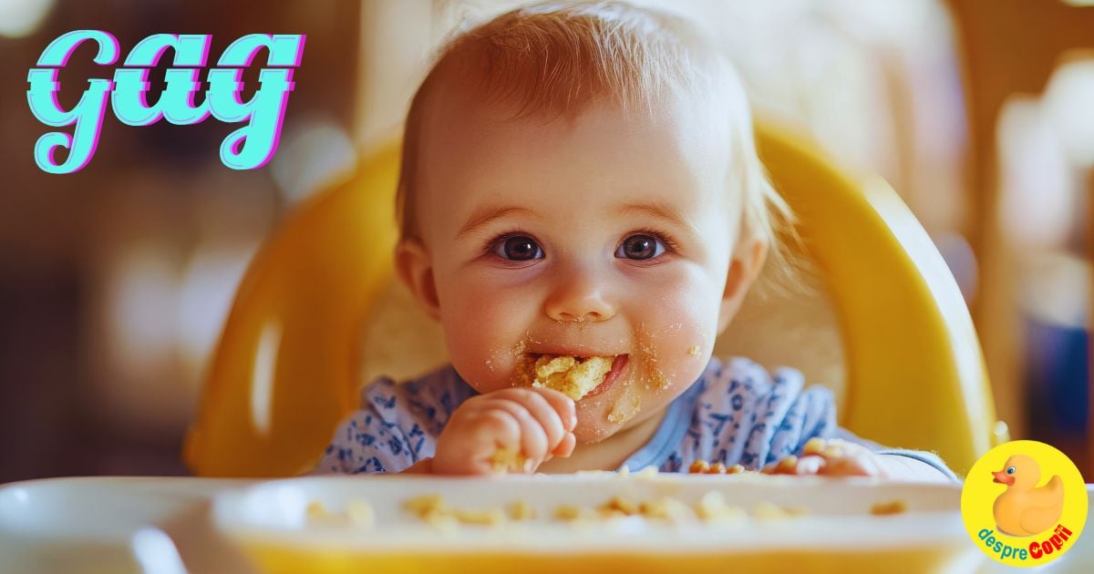 Reflexul de gag la bebelusi: ce este si care este diferenta dintre gag si sufocare - sfatul medicului