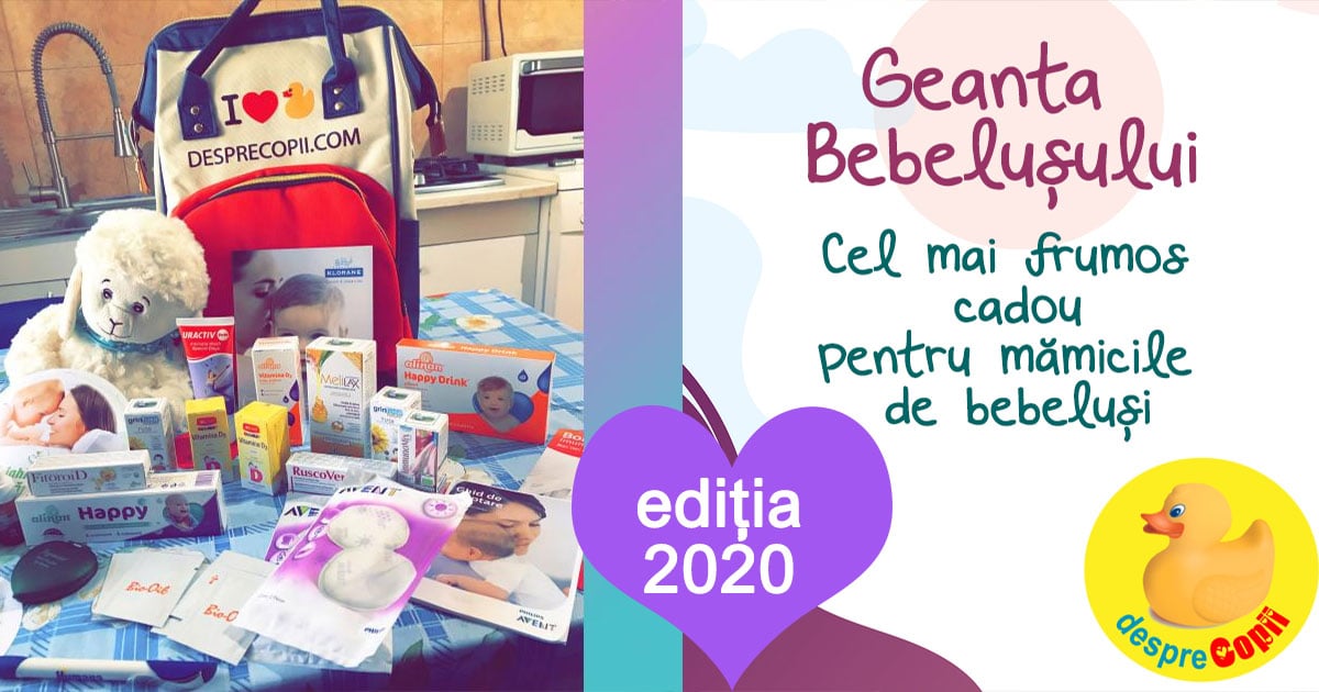 Geanta Bebelusului, cadou pentru gravidute - editia 2020