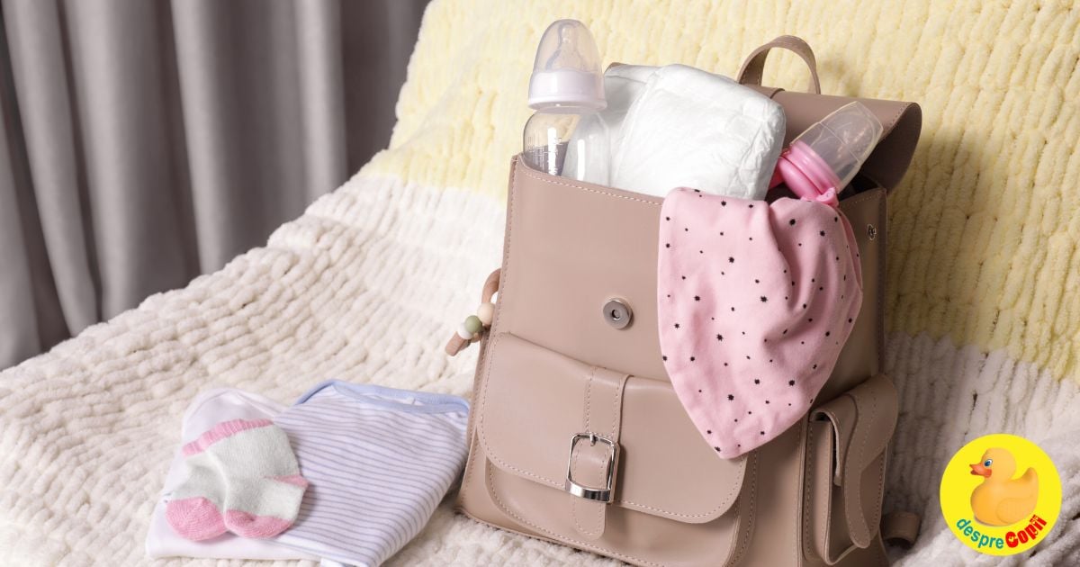 Vacanta cu bebelusul: Cum sa impachetezi geanta de scutece cu pricepere!