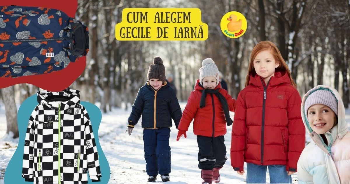 Chic si confort de iarna: cum alegem geci confortabile pentru mamici si fete stilate