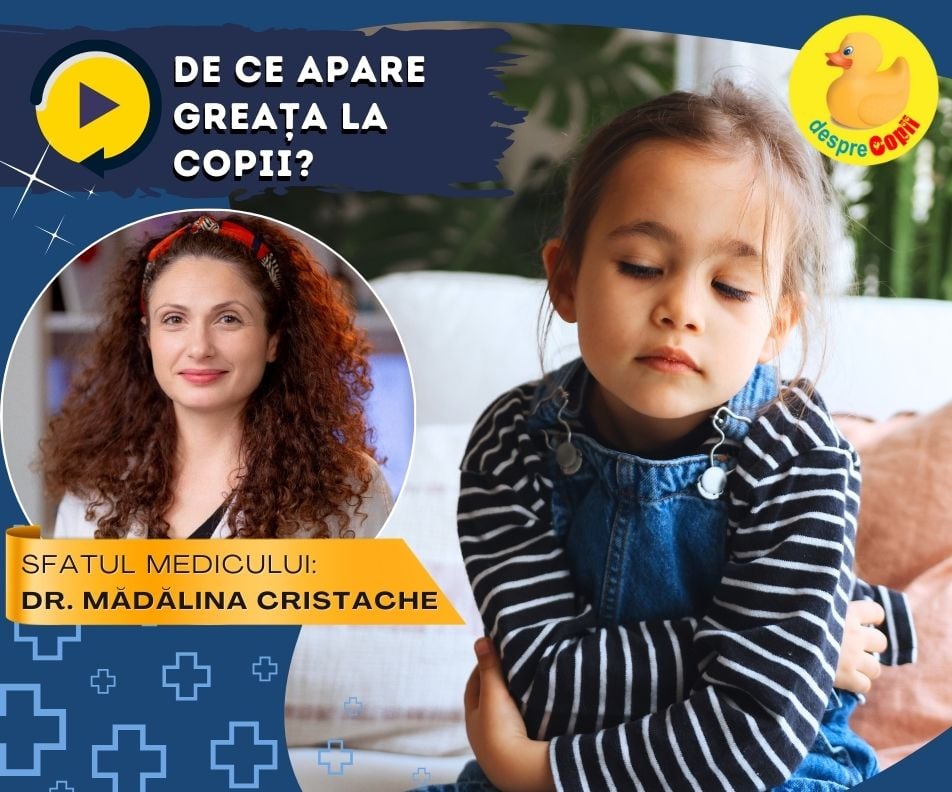 Greata la copii: cand apare si cum o putem calma natural? Sfatul medicului pediatru