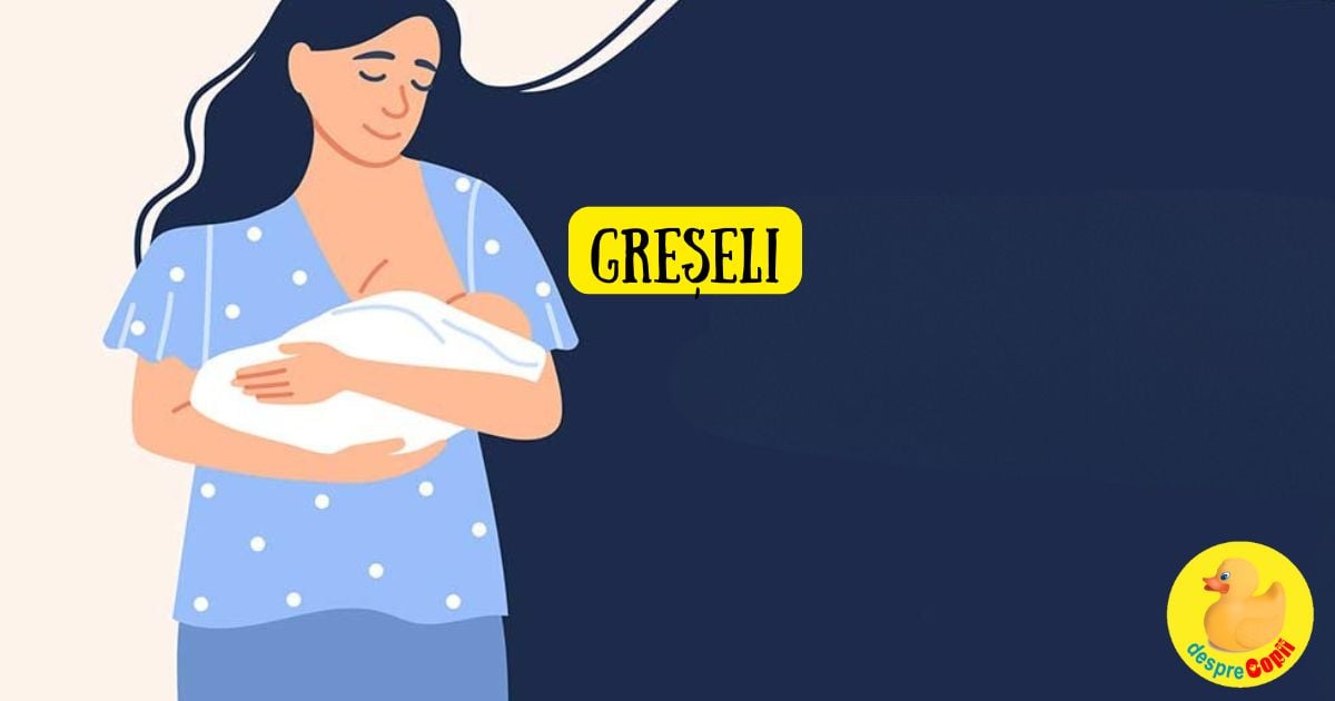 Greseli in alaptare. Cand nu esti echipata cu informatii corecte esentiale
