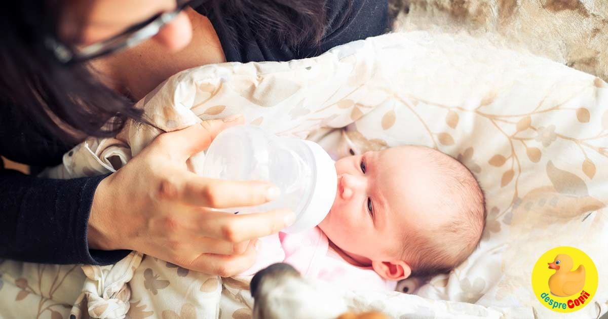 Greselile mamicilor dupa cezariana - Renuntarea prea usor la alaptarea bebelusului