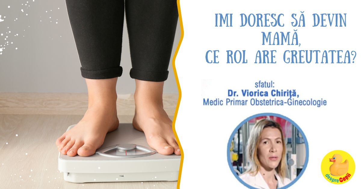 Imi doresc sa devin mama, ce rol are greutatea? - sfatul medicului Obstetrica-Ginecologie