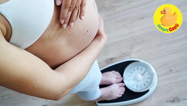 Din nou despre greutatea in sarcina. Multe femei castiga prea multe kilograme in timpul sarcinii si asta nu e bine