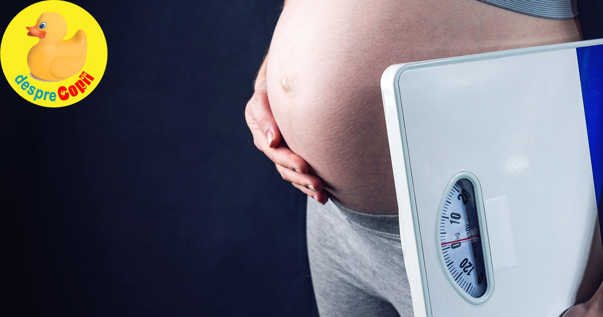 Greutatea din timpul sarcinii si zaharul pot influenta greutatea si sanatatea copilului