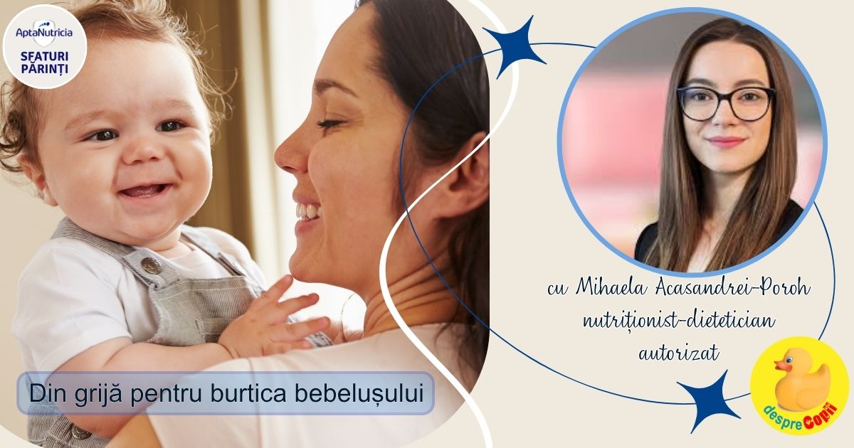 Din grija pentru burtica lui: sfatul specialistului despre alergii, formule si semnalele corpului
