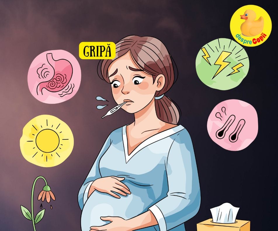 Gripa in timpul sarcinii si riscul autismului la copil