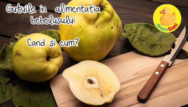 Gutuile in alimentatia bebelusului - cand si cum?